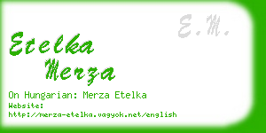 etelka merza business card